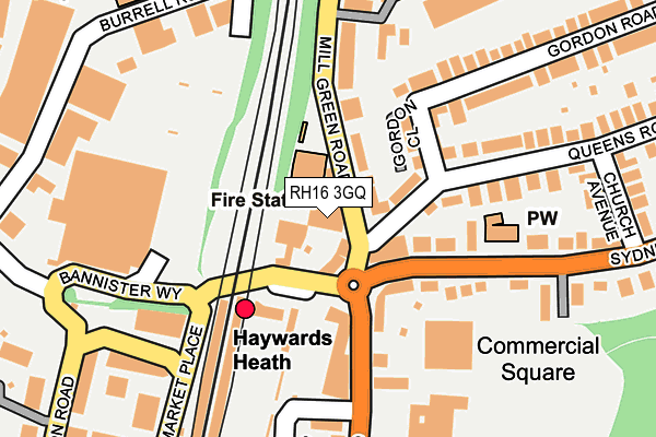 RH16 3GQ map - OS OpenMap – Local (Ordnance Survey) RH16 3GQ map - OS OpenMap – Local (Ordnance Survey)