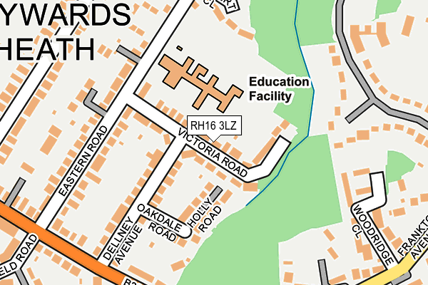 RH16 3LZ map - OS OpenMap – Local (Ordnance Survey) RH16 3LZ map - OS OpenMap – Local (Ordnance Survey)