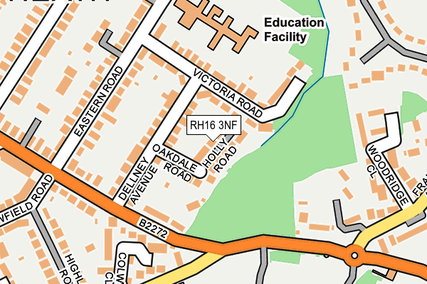 RH16 3NF map - OS OpenMap – Local (Ordnance Survey) RH16 3NF map - OS OpenMap – Local (Ordnance Survey)