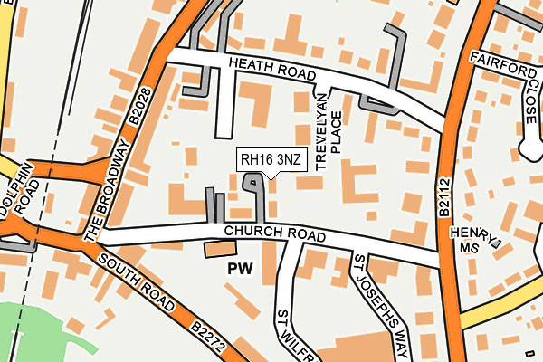 RH16 3NZ map - OS OpenMap – Local (Ordnance Survey) RH16 3NZ map - OS OpenMap – Local (Ordnance Survey)