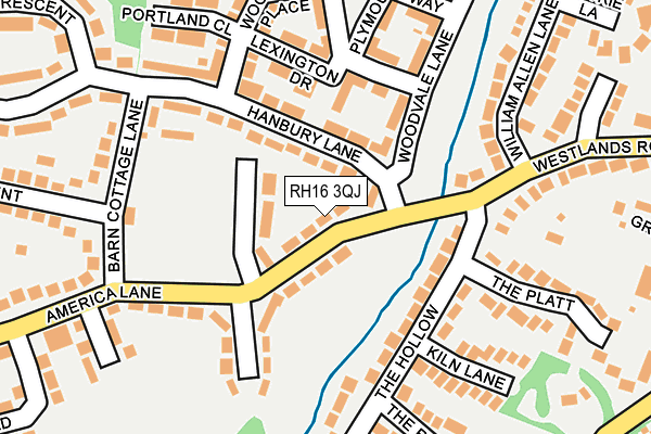 RH16 3QJ map - OS OpenMap – Local (Ordnance Survey) RH16 3QJ map - OS OpenMap – Local (Ordnance Survey)