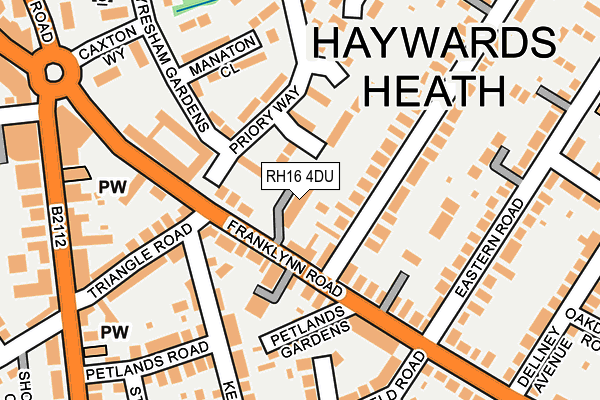RH16 4DU map - OS OpenMap – Local (Ordnance Survey) RH16 4DU map - OS OpenMap – Local (Ordnance Survey)