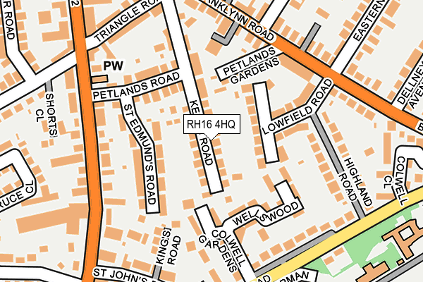 RH16 4HQ map - OS OpenMap – Local (Ordnance Survey) RH16 4HQ map - OS OpenMap – Local (Ordnance Survey)