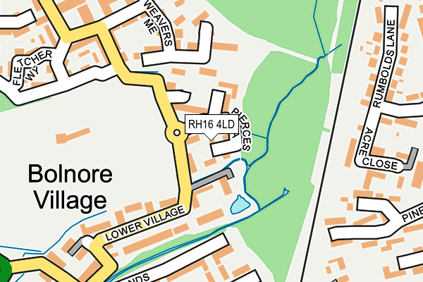 RH16 4LD map - OS OpenMap – Local (Ordnance Survey) RH16 4LD map - OS OpenMap – Local (Ordnance Survey)