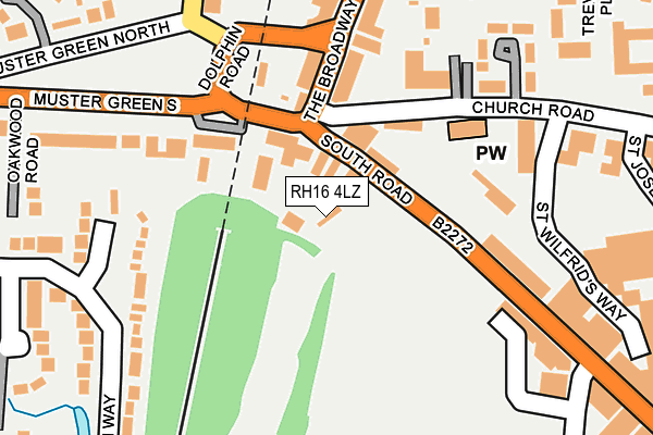 RH16 4LZ map - OS OpenMap – Local (Ordnance Survey) RH16 4LZ map - OS OpenMap – Local (Ordnance Survey)