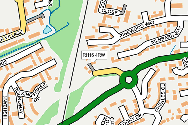 RH16 4RW map - OS OpenMap – Local (Ordnance Survey) RH16 4RW map - OS OpenMap – Local (Ordnance Survey)