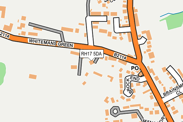 RH17 5DA map - OS OpenMap – Local (Ordnance Survey) RH17 5DA map - OS OpenMap – Local (Ordnance Survey)
