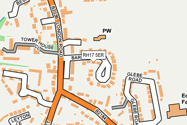 RH17 5ER map - OS OpenMap – Local (Ordnance Survey) RH17 5ER map - OS OpenMap – Local (Ordnance Survey)