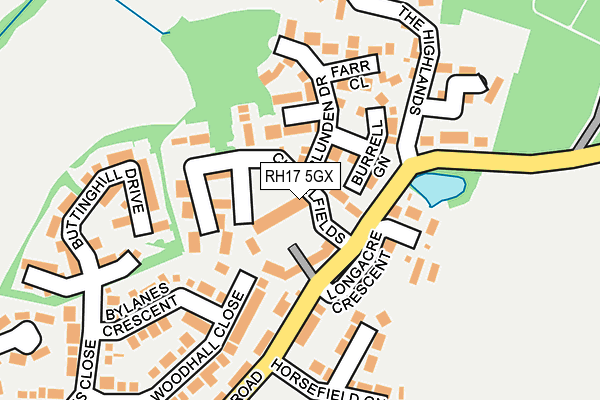 RH17 5GX map - OS OpenMap – Local (Ordnance Survey) RH17 5GX map - OS OpenMap – Local (Ordnance Survey)