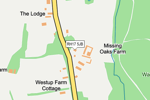 RH17 5JB map - OS OpenMap – Local (Ordnance Survey) RH17 5JB map - OS OpenMap – Local (Ordnance Survey)