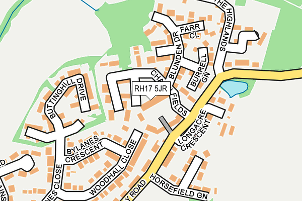 RH17 5JR map - OS OpenMap – Local (Ordnance Survey) RH17 5JR map - OS OpenMap – Local (Ordnance Survey)