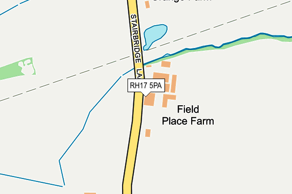 RH17 5PA map - OS OpenMap – Local (Ordnance Survey) RH17 5PA map - OS OpenMap – Local (Ordnance Survey)