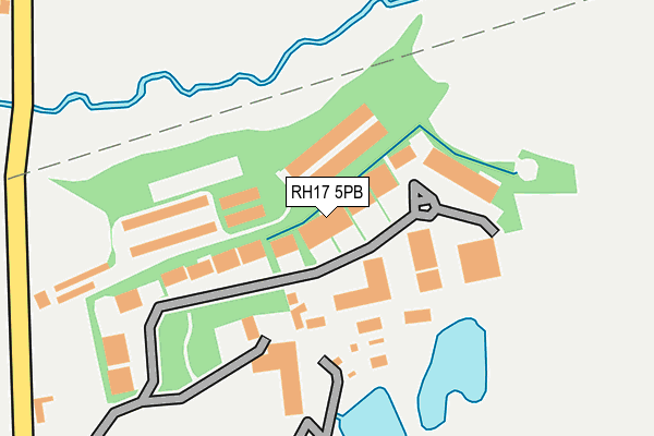 RH17 5PB map - OS OpenMap – Local (Ordnance Survey) RH17 5PB map - OS OpenMap – Local (Ordnance Survey)