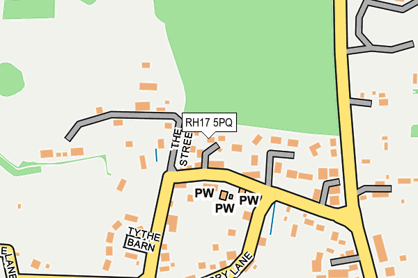 RH17 5PQ map - OS OpenMap – Local (Ordnance Survey) RH17 5PQ map - OS OpenMap – Local (Ordnance Survey)