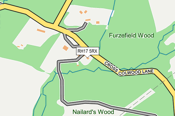 RH17 5RX map - OS OpenMap – Local (Ordnance Survey) RH17 5RX map - OS OpenMap – Local (Ordnance Survey)