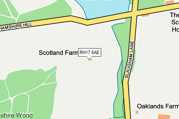RH17 6AE map - OS OpenMap – Local (Ordnance Survey) RH17 6AE map - OS OpenMap – Local (Ordnance Survey)