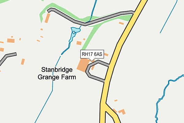 RH17 6AS map - OS OpenMap – Local (Ordnance Survey) RH17 6AS map - OS OpenMap – Local (Ordnance Survey)