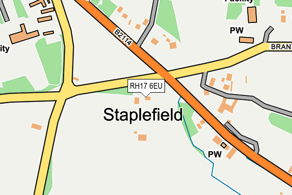RH17 6EU map - OS OpenMap – Local (Ordnance Survey) RH17 6EU map - OS OpenMap – Local (Ordnance Survey)