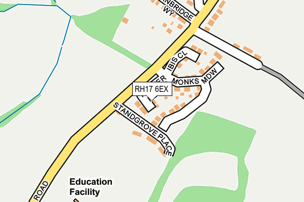 RH17 6EX map - OS OpenMap – Local (Ordnance Survey) RH17 6EX map - OS OpenMap – Local (Ordnance Survey)