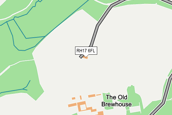 RH17 6FL map - OS OpenMap – Local (Ordnance Survey) RH17 6FL map - OS OpenMap – Local (Ordnance Survey)