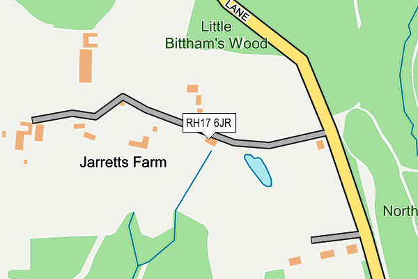 RH17 6JR map - OS OpenMap – Local (Ordnance Survey) RH17 6JR map - OS OpenMap – Local (Ordnance Survey)