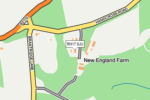 RH17 6JU map - OS OpenMap – Local (Ordnance Survey) RH17 6JU map - OS OpenMap – Local (Ordnance Survey)