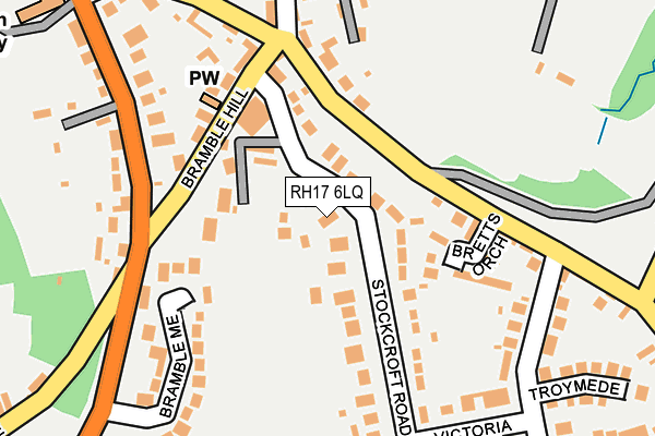RH17 6LQ map - OS OpenMap – Local (Ordnance Survey) RH17 6LQ map - OS OpenMap – Local (Ordnance Survey)