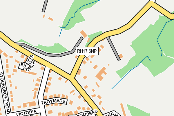 RH17 6NP map - OS OpenMap – Local (Ordnance Survey) RH17 6NP map - OS OpenMap – Local (Ordnance Survey)