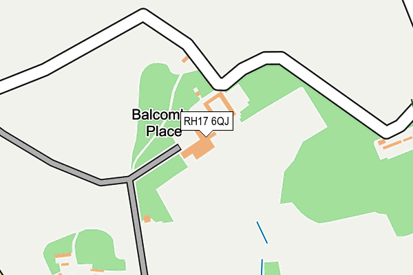 RH17 6QJ map - OS OpenMap – Local (Ordnance Survey) RH17 6QJ map - OS OpenMap – Local (Ordnance Survey)