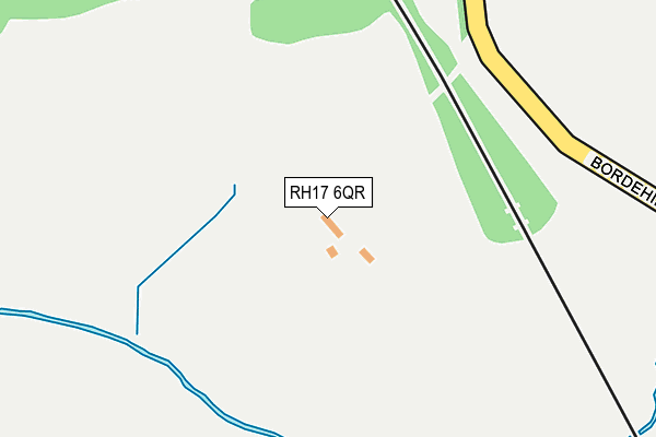 RH17 6QR map - OS OpenMap – Local (Ordnance Survey) RH17 6QR map - OS OpenMap – Local (Ordnance Survey)