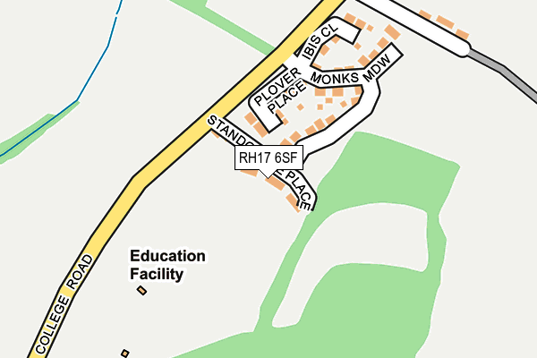 RH17 6SF map - OS OpenMap – Local (Ordnance Survey) RH17 6SF map - OS OpenMap – Local (Ordnance Survey)