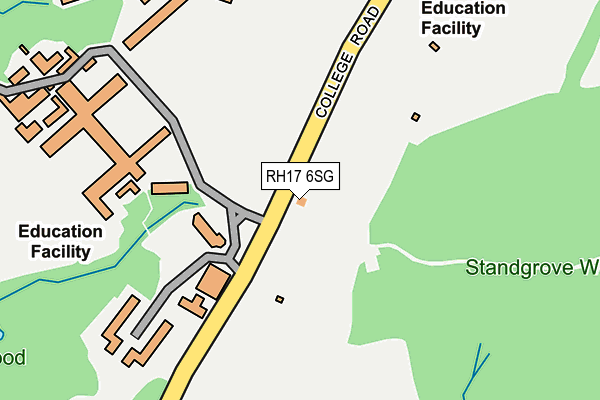 RH17 6SG map - OS OpenMap – Local (Ordnance Survey) RH17 6SG map - OS OpenMap – Local (Ordnance Survey)