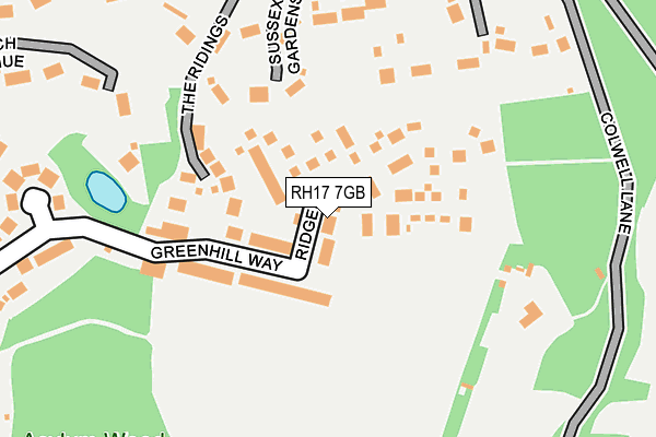 RH17 7GB map - OS OpenMap – Local (Ordnance Survey) RH17 7GB map - OS OpenMap – Local (Ordnance Survey)