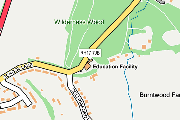 RH17 7JB map - OS OpenMap – Local (Ordnance Survey) RH17 7JB map - OS OpenMap – Local (Ordnance Survey)