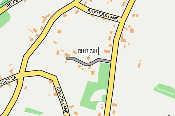 RH17 7JH map - OS OpenMap – Local (Ordnance Survey) RH17 7JH map - OS OpenMap – Local (Ordnance Survey)