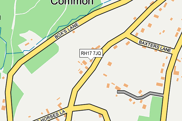 RH17 7JQ map - OS OpenMap – Local (Ordnance Survey) RH17 7JQ map - OS OpenMap – Local (Ordnance Survey)