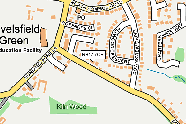 RH17 7QR map - OS OpenMap – Local (Ordnance Survey) RH17 7QR map - OS OpenMap – Local (Ordnance Survey)
