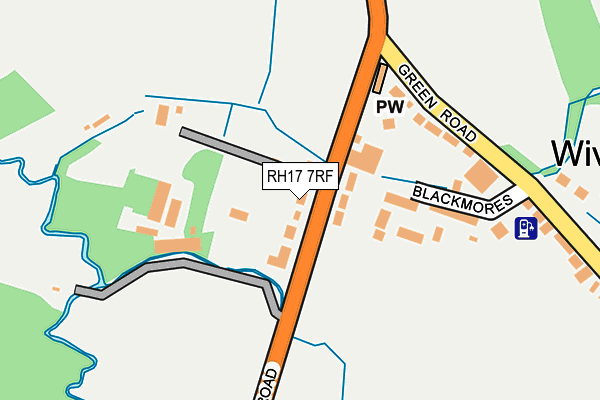RH17 7RF map - OS OpenMap – Local (Ordnance Survey) RH17 7RF map - OS OpenMap – Local (Ordnance Survey)
