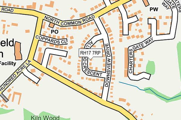 RH17 7RP map - OS OpenMap – Local (Ordnance Survey) RH17 7RP map - OS OpenMap – Local (Ordnance Survey)