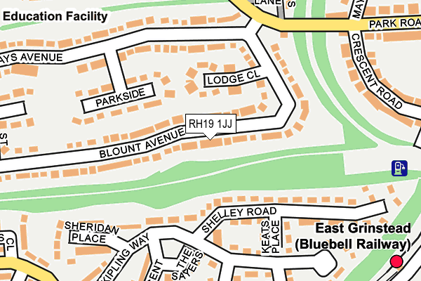 RH19 1JJ map - OS OpenMap – Local (Ordnance Survey) RH19 1JJ map - OS OpenMap – Local (Ordnance Survey)
