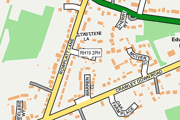 RH19 2PH map - OS OpenMap – Local (Ordnance Survey) RH19 2PH map - OS OpenMap – Local (Ordnance Survey)