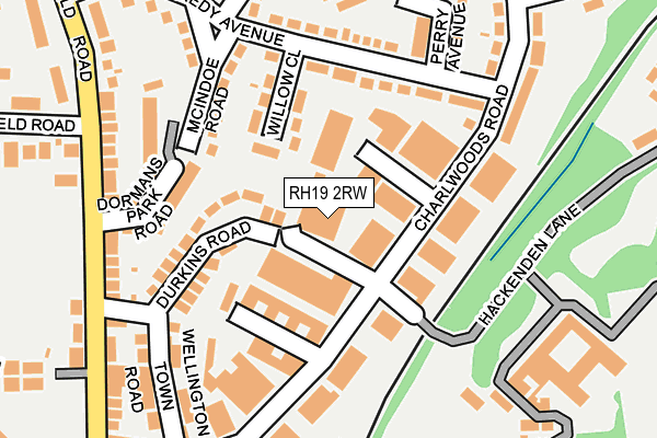 RH19 2RW map - OS OpenMap – Local (Ordnance Survey) RH19 2RW map - OS OpenMap – Local (Ordnance Survey)
