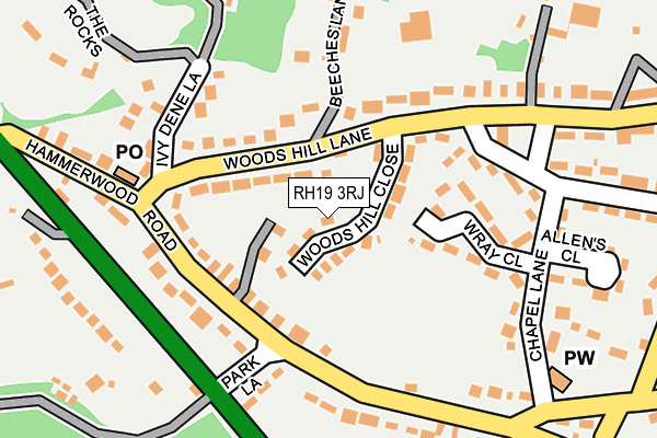 RH19 3RJ map - OS OpenMap – Local (Ordnance Survey) RH19 3RJ map - OS OpenMap – Local (Ordnance Survey)