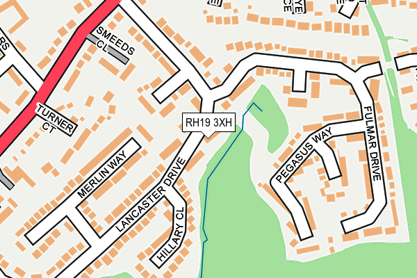 RH19 3XH map - OS OpenMap – Local (Ordnance Survey) RH19 3XH map - OS OpenMap – Local (Ordnance Survey)