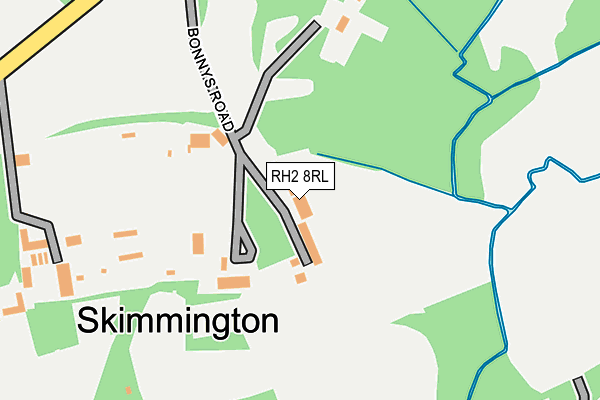 RH2 8RL map - OS OpenMap – Local (Ordnance Survey) RH2 8RL map - OS OpenMap – Local (Ordnance Survey)