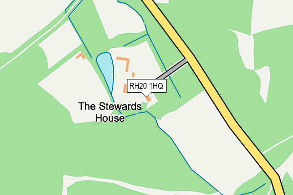 RH20 1HQ map - OS OpenMap – Local (Ordnance Survey) RH20 1HQ map - OS OpenMap – Local (Ordnance Survey)