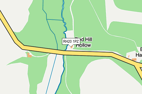 RH20 1PZ map - OS OpenMap – Local (Ordnance Survey) RH20 1PZ map - OS OpenMap – Local (Ordnance Survey)