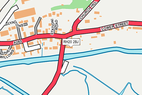 RH20 2BJ map - OS OpenMap – Local (Ordnance Survey) RH20 2BJ map - OS OpenMap – Local (Ordnance Survey)
