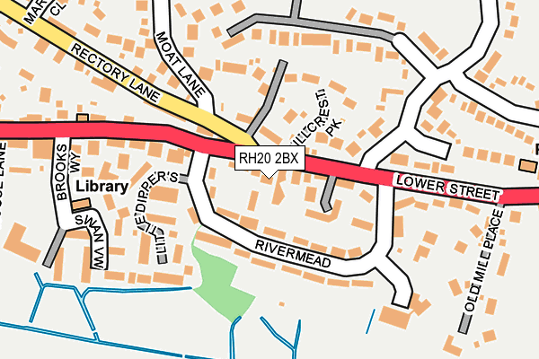 RH20 2BX map - OS OpenMap – Local (Ordnance Survey) RH20 2BX map - OS OpenMap – Local (Ordnance Survey)