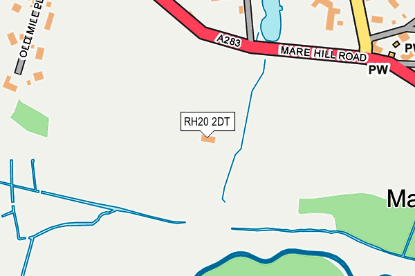 RH20 2DT map - OS OpenMap – Local (Ordnance Survey) RH20 2DT map - OS OpenMap – Local (Ordnance Survey)